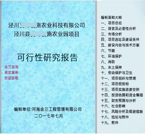 定州低价编制项目可研报告